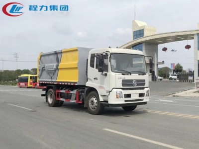 国六·东风天锦【15方】对接垃圾车